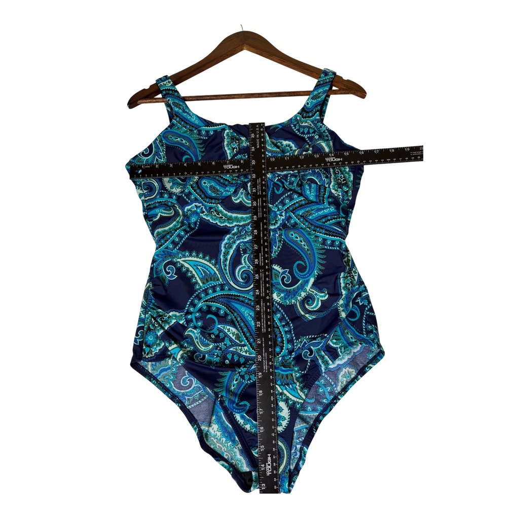 Lands End One Piece Swimsuit Womens 12DD with Inner Bra - Picture 4 of 6